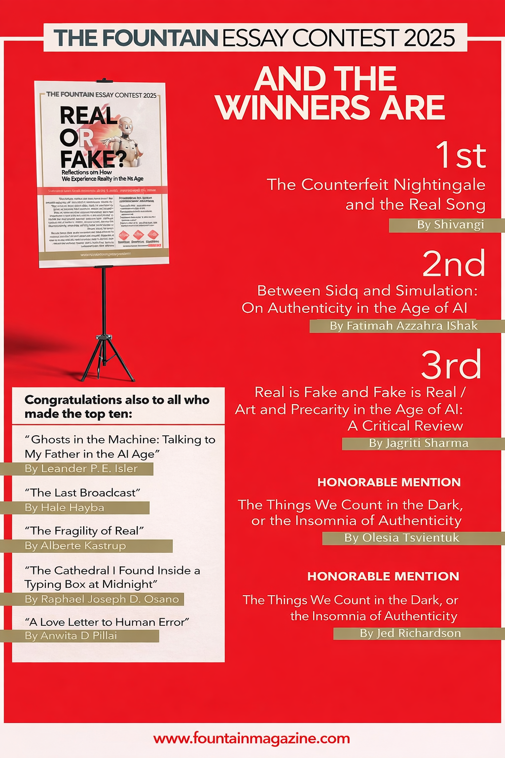 2025 Essay Contest Winners